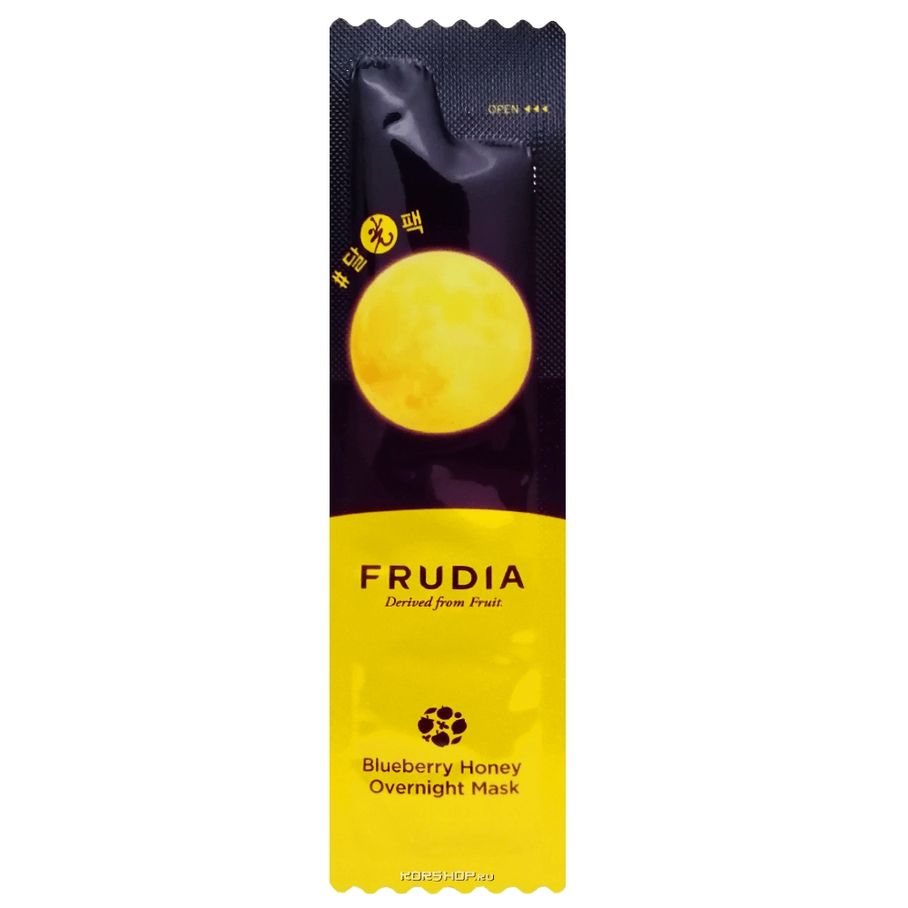 Питательная ночная маска для лица с черникой и медом Frudia, Корея, 5 мл Питательная ночная маска для лица с черникой и медом Frudia, Корея, 5 мл