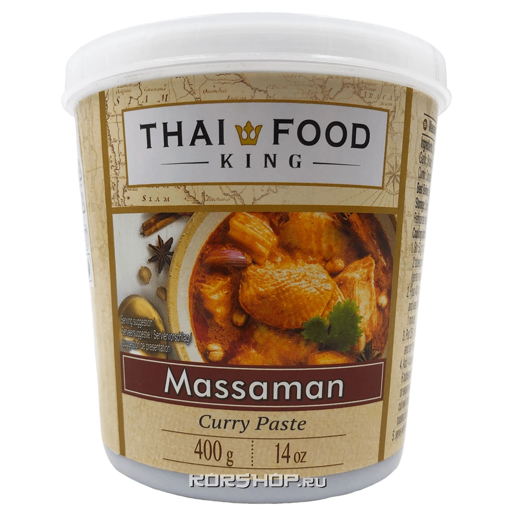 Паста Массаман Карри Thai Food King, Таиланд, 400 г Паста Массаман Карри Thai Food King, Таиланд, 400 г