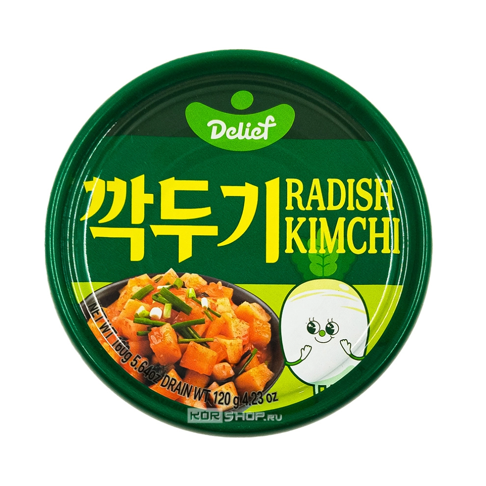 Кимчи кактуги из редьки дайкон Delief, Корея, 160 г