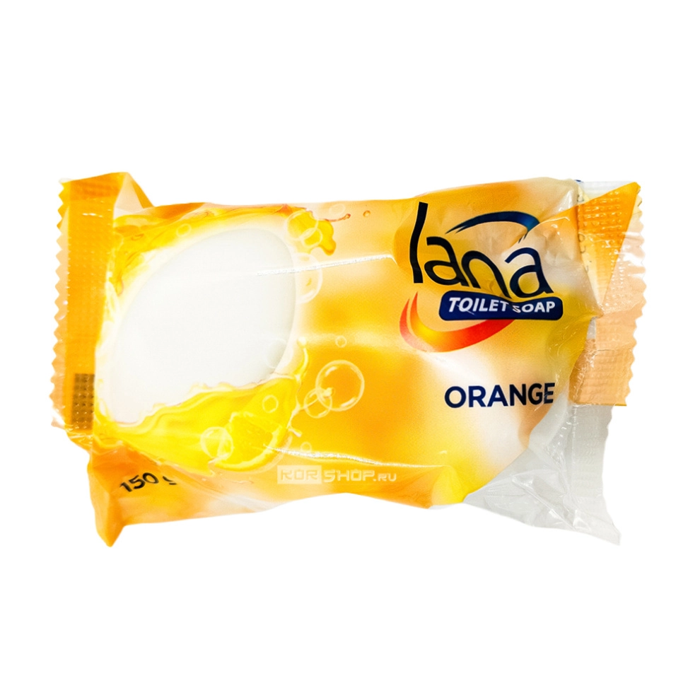 Увлажняющее туалетное мыло «Цитрусовый фреш» (мандарин и сливки) Lana, Китай, 150 г Увлажняющее туалетное мыло «Цитрусовый фреш» (мандарин и сливки) Lana, Китай, 150 г