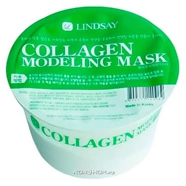 Моделирующая альгинатная маска для лица с коллагеном Lindsay, Корея, 30 г