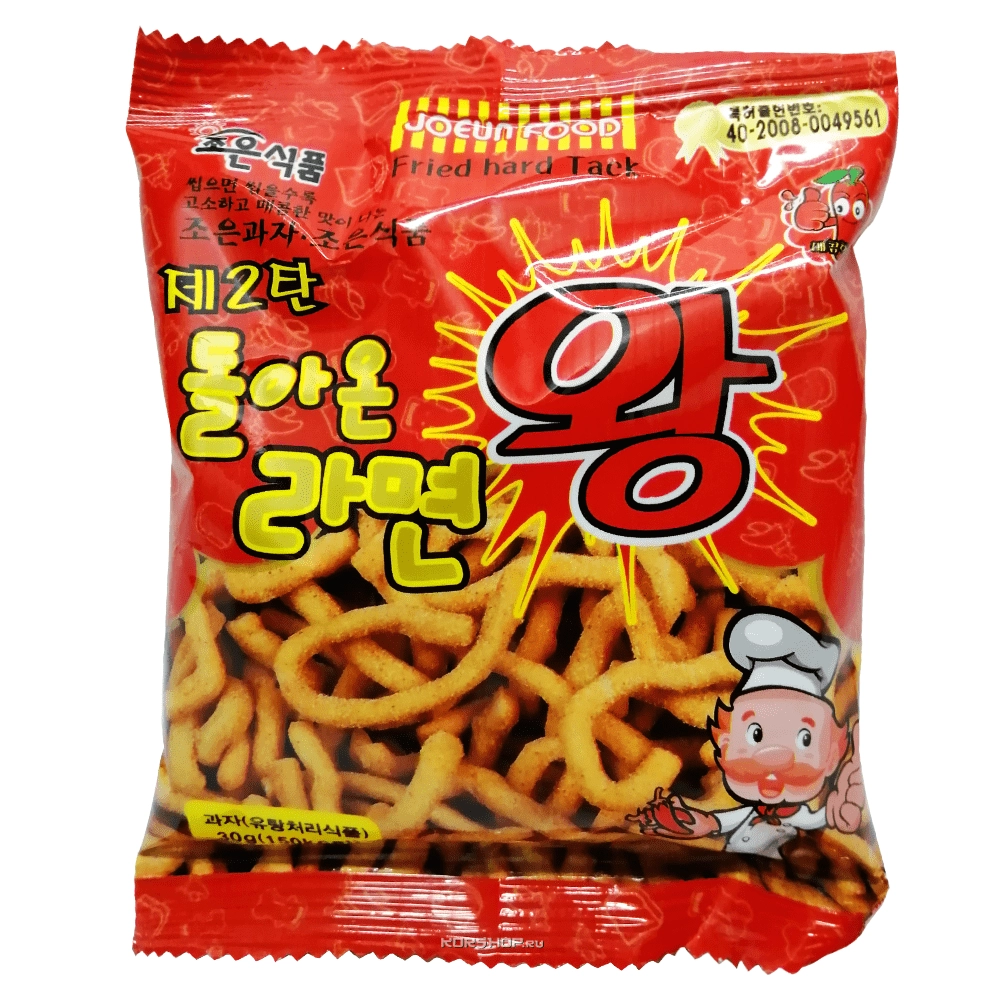 Хворост рамен оригинальный "Король" Корея 30 г