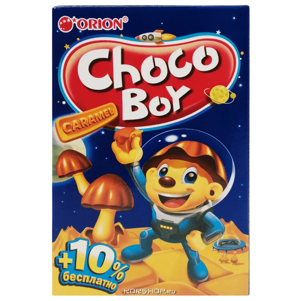 Печенье с карамелью Choco Boy Orion, 100 г