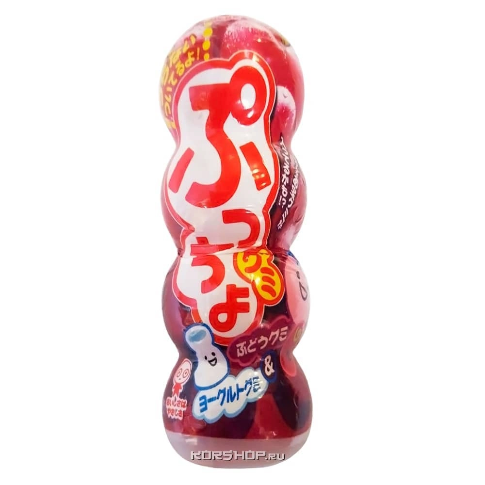 Жевательный мармелад со виноградным вкусом «Путте» Mikakuto, Япония, 36 г, Жевательный мармелад со виноградным вкусом «Путте» Mikakuto, Япония, 36 г,