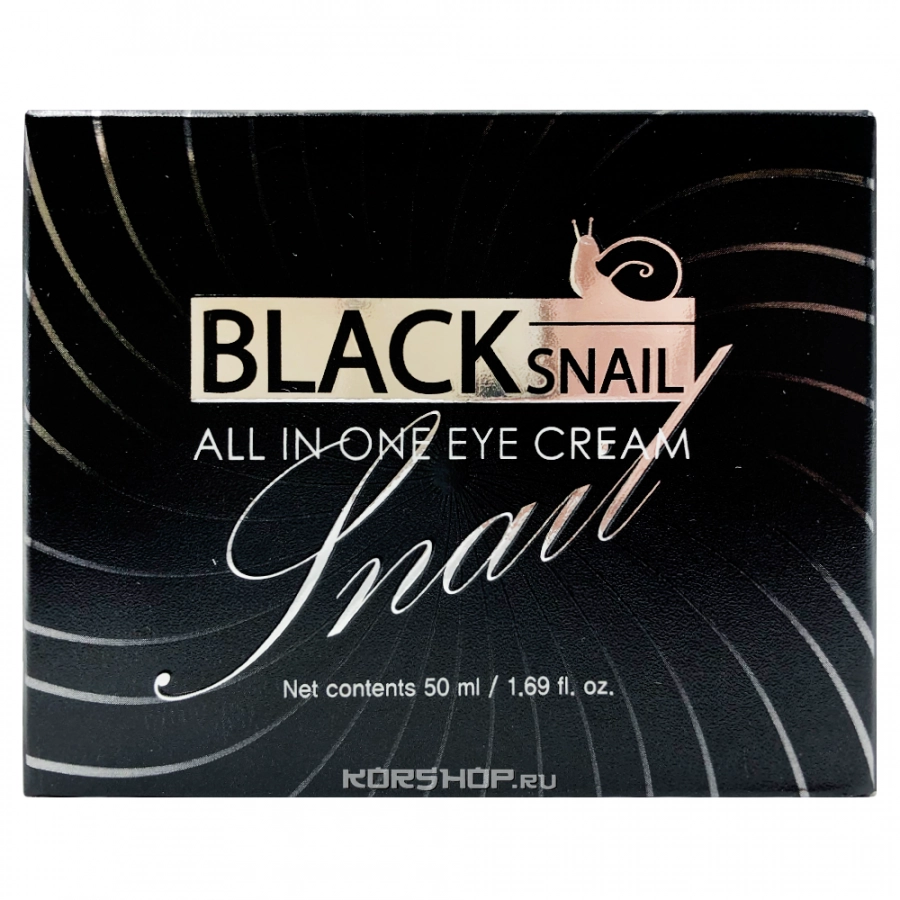 Многофункциональный крем для кожи вокруг глаз с муцином улитки All in One Black Snail FarmStay, Корея, 50 мл Многофункциональный крем для кожи вокруг глаз с муцином улитки All in One Black Snail FarmStay, Корея, 50 мл