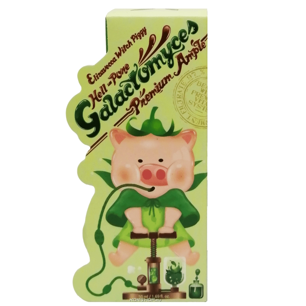 Сыворотка для лица с фильтратом галактомисис Hell Pore Galactomyces Premium Ample Elizavecca, Корея, 50 мл