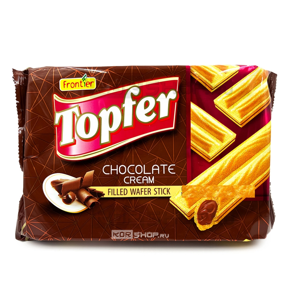 Вафельные трубочки с шоколадной начинкой Topfer Frontier, Малайзия, 120 г