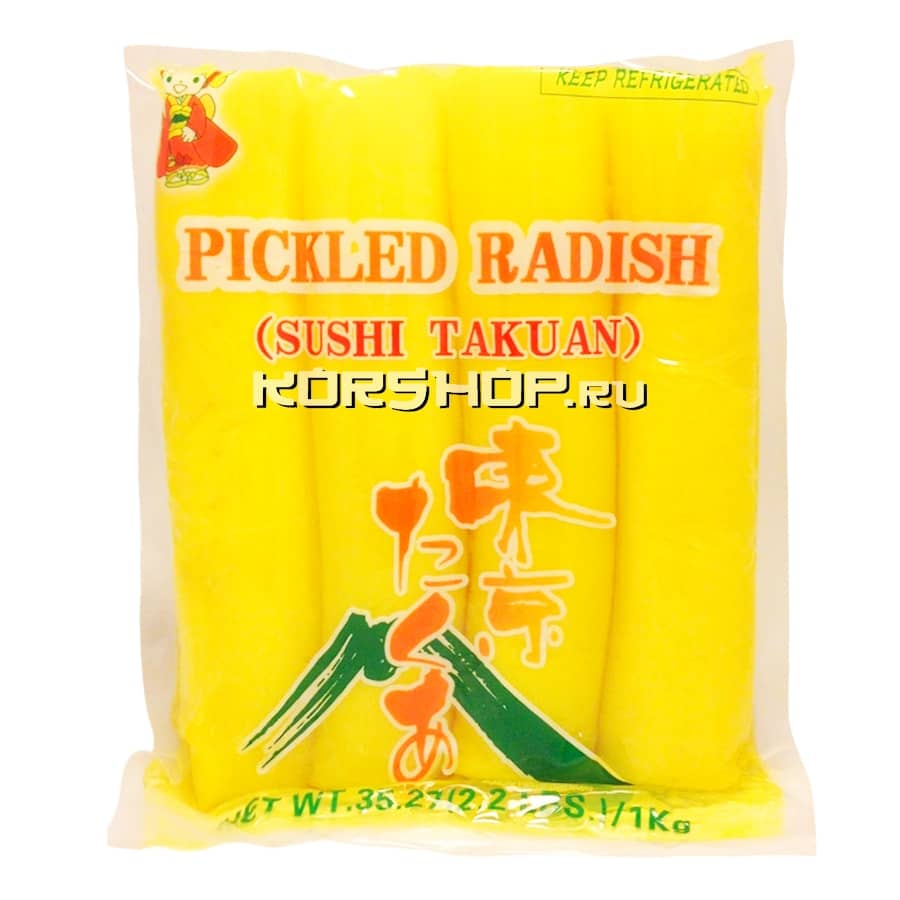 Маринованная редька дайкон Такуан Thai Food King, Китай, 1 кг...