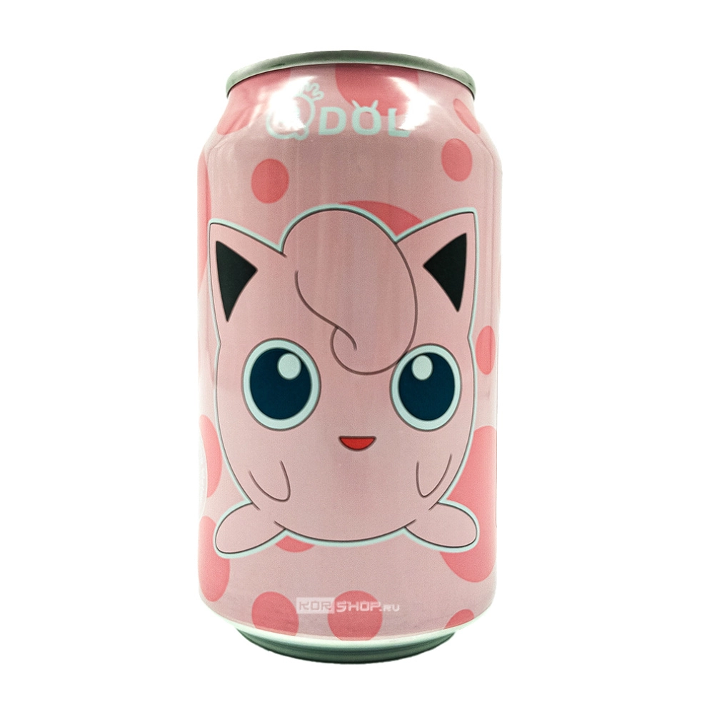 Напиток со вкусом белого персика Джиглипаф Qdol Pokemon White Peach Jigglypuff (Китай), 330 мл
