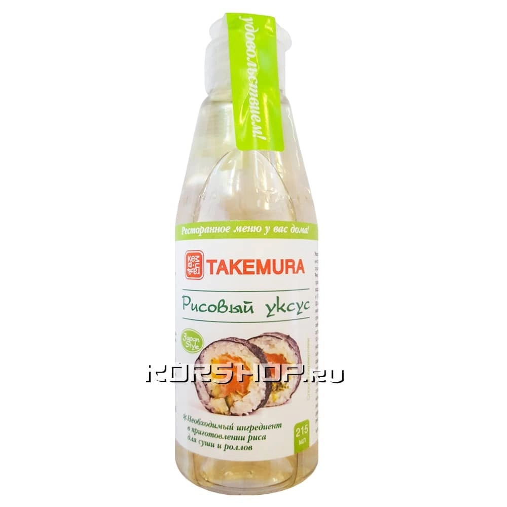 Рисовый уксус для суши Takemura, Китай, 250 мл Рисовый уксус для суши Takemura, Китай, 250 мл