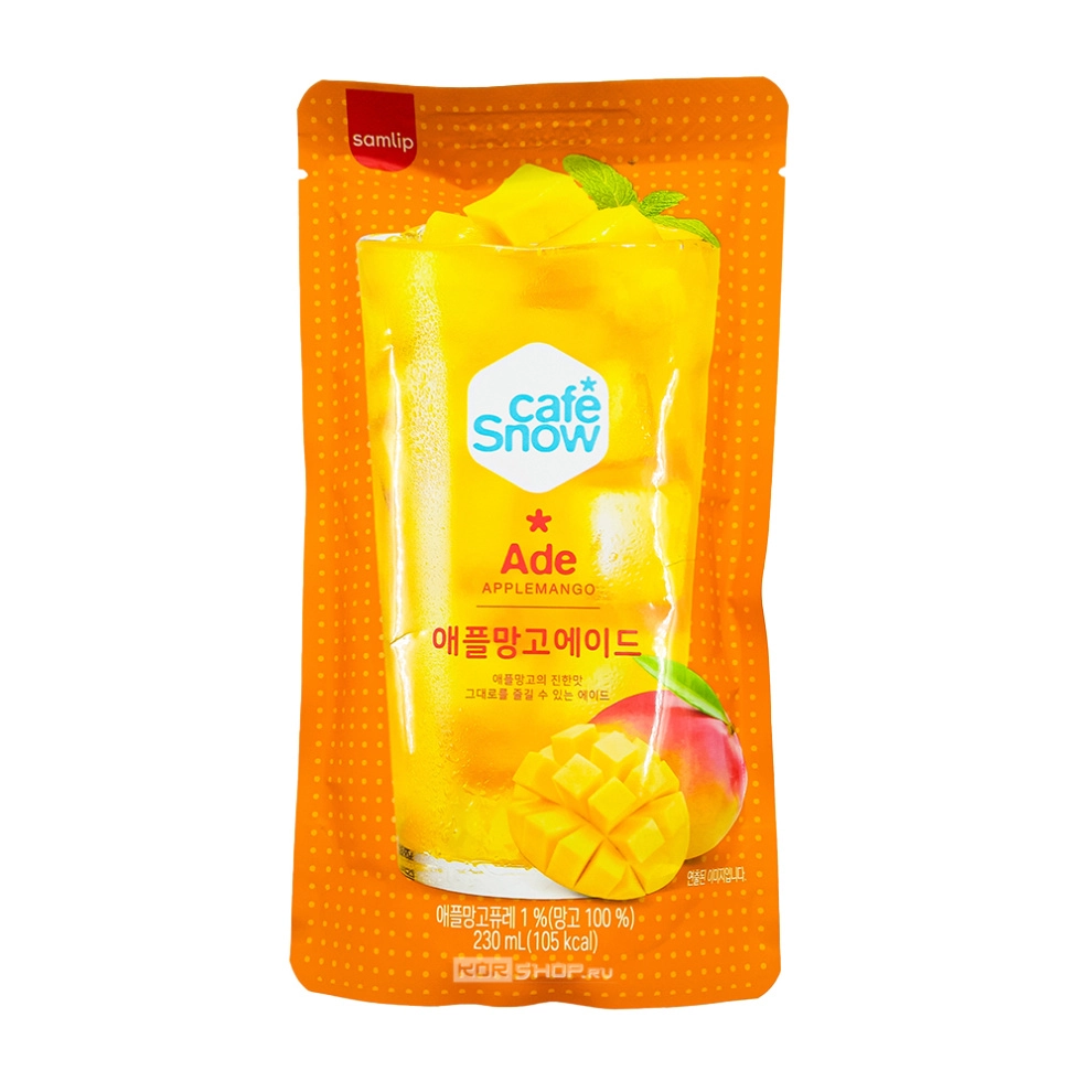 Напиток б/а «Яблоко и Манго» Ade Apple Mango Samlip, Корея, 230 мл