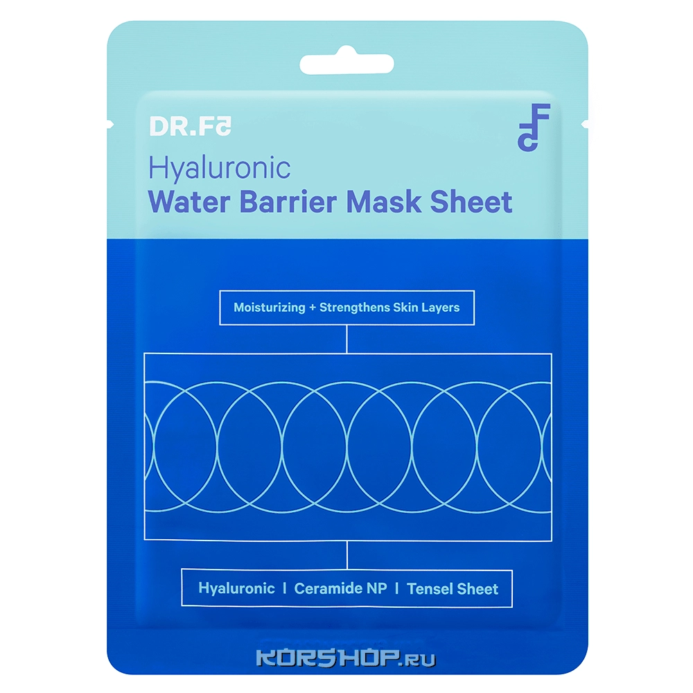 Экстра увлажняющая маска с гиалуроном Hyaluronic Water Barrier Mask Sheet DR.F5, Корея, 23 г