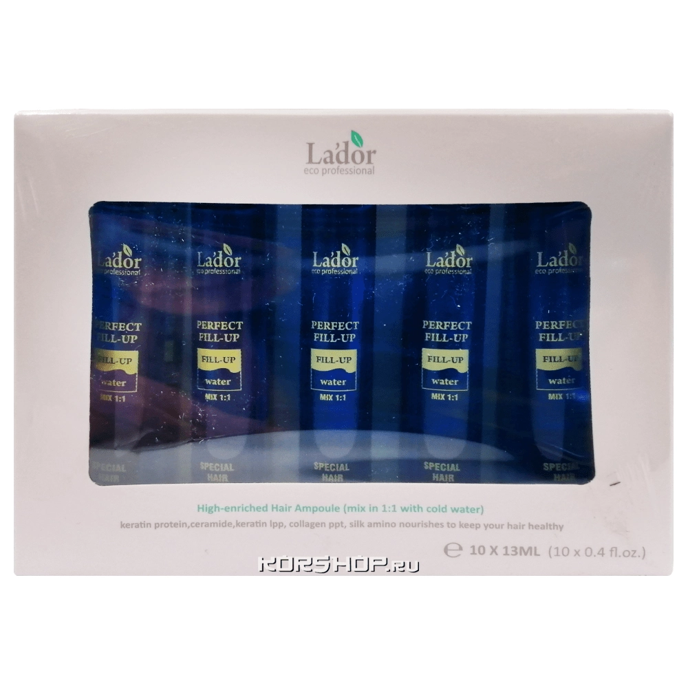 Филлер для восстановления структуры волос Perfect Hair Fill-Up Lador, Корея, 10*13 мл