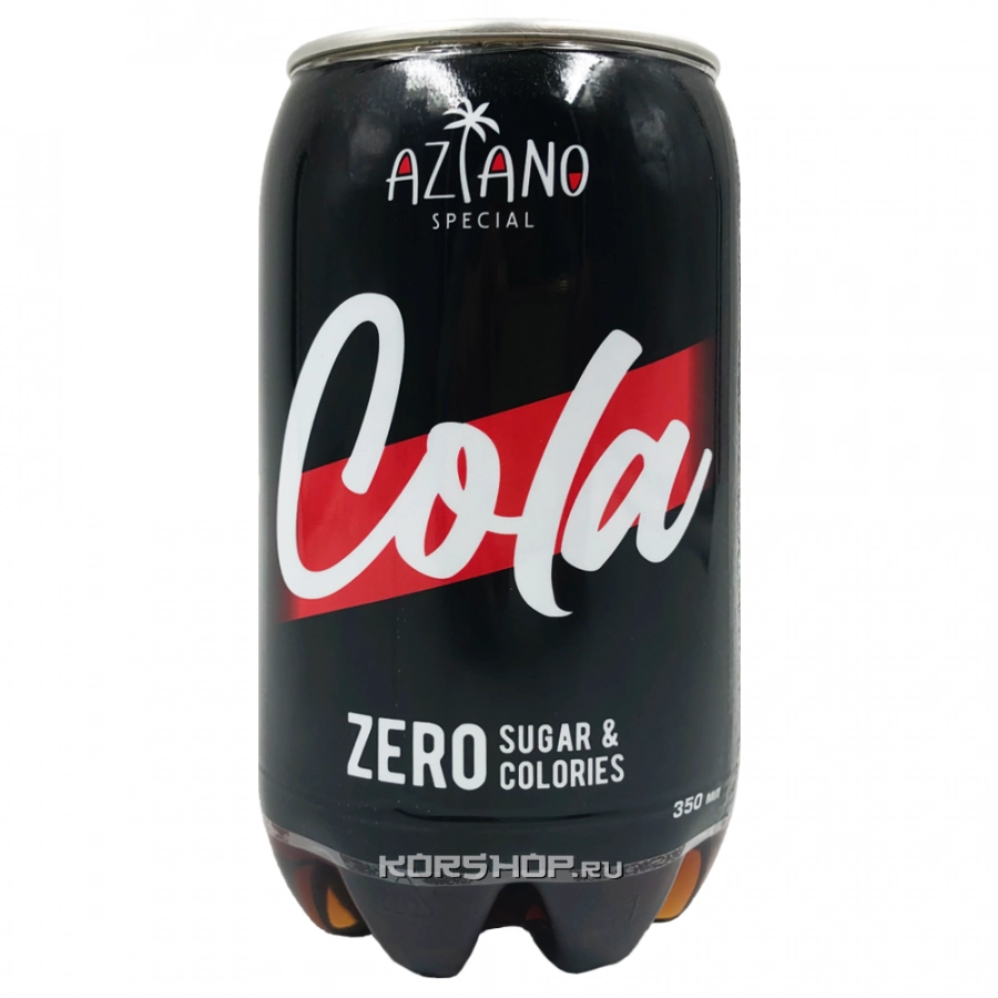 Газированный б/а напиток Кола Зеро Cola Zero Aziano, 350 мл