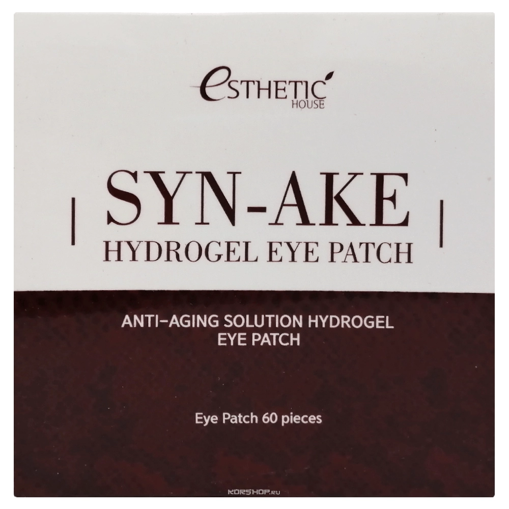 Гидрогелевые патчи для глаз с пептидом Syn Ake Esthetic House, Корея, 60 шт.*1,4 г. Гидрогелевые патчи для глаз с пептидом Syn Ake Esthetic House, Корея, 60 шт.*1,4 г.