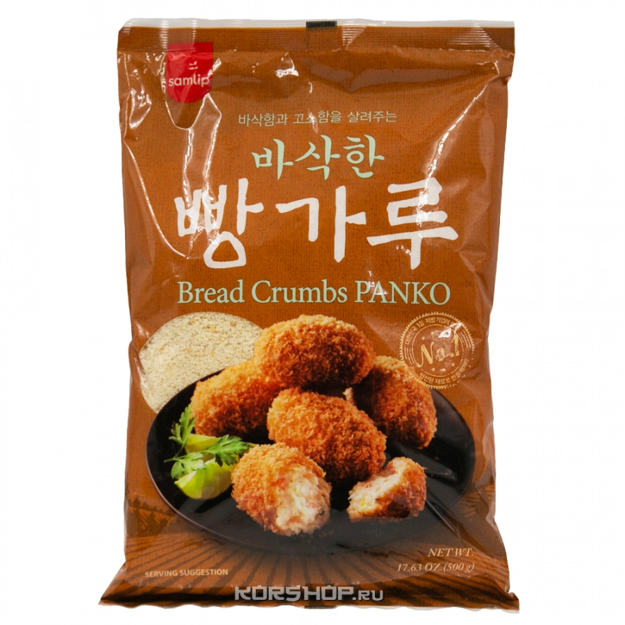 Панировочные сухари Панко Panko Samlip, Корея, 500 г Панировочные сухари Панко Panko Samlip, Корея, 500 г