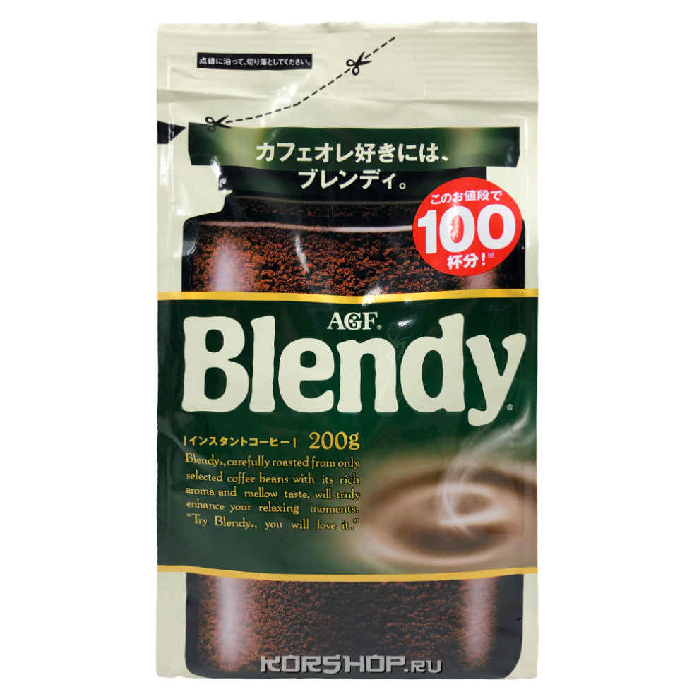 Растворимый кофе Standart Blendy AGF, Япония, 200 г