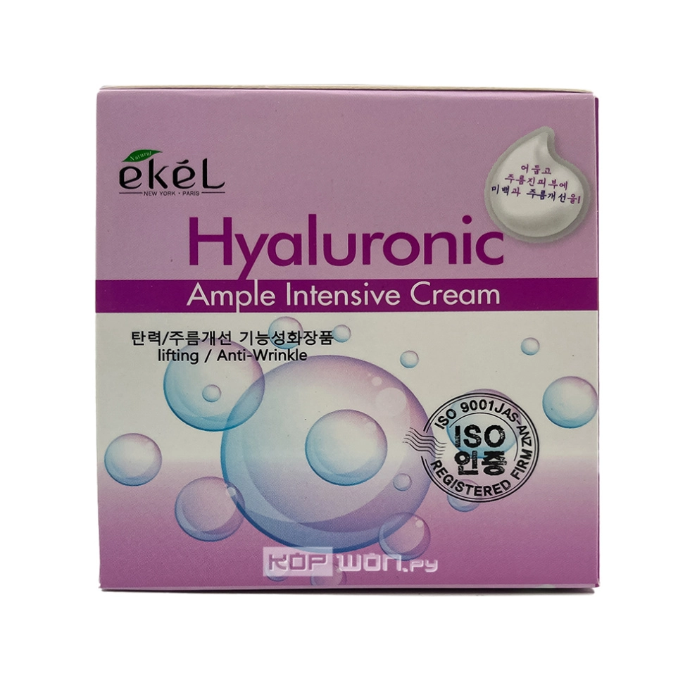 Крем для лица ампульный с гиалуроновой кислотой Ample Intensive Cream Hyaluronic Acid Ekel, Корея, 100 г Крем для лица ампульный с гиалуроновой кислотой Ample Intensive Cream Hyaluronic Acid Ekel, Корея, 100 г