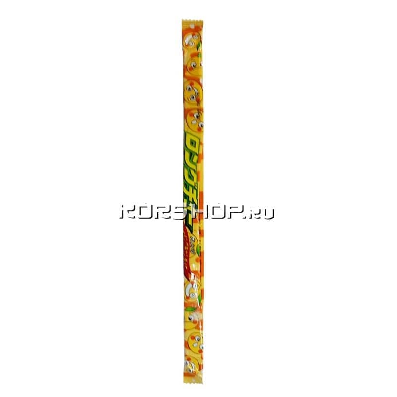 Жевательная конфета Long Chu со вкусом апельсина, Япония, 25 г.