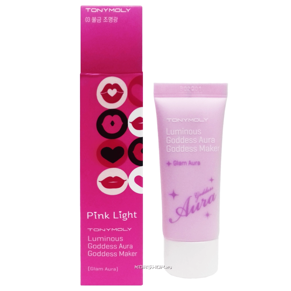 База под макияж Pink Light Luminous Goddess Aura Maker #03 Tony Moly, Корея, 15 мл База под макияж Pink Light Luminous Goddess Aura Maker #03 Tony Moly, Корея, 15 мл