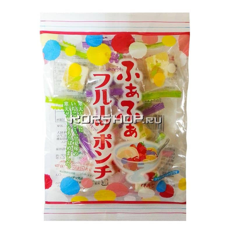 Нежный фруктовый пунш Fua Fua Fruit Punch, Япония, 73 г...