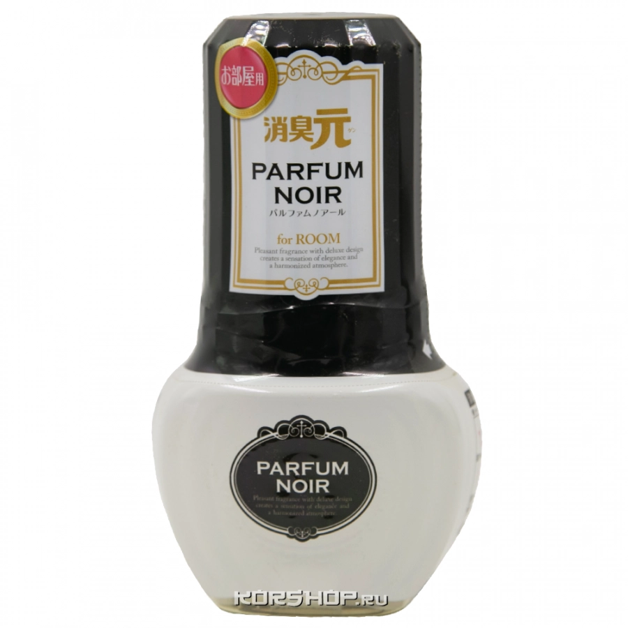 Жидкий дезодорант для комнаты Цветы, Ваниль и Сантал Shoshugen Parfum Noir Kobayashi, Япония, 400 мл