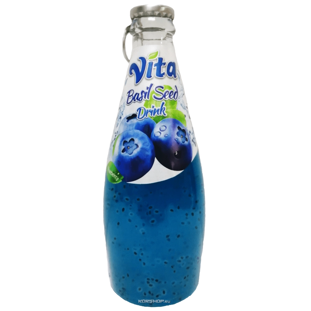 Напиток с семенами базилика со вкусом черники Vita Zamzam, Иран, 300 мл Напиток с семенами базилика со вкусом черники Vita Zamzam, Иран, 300 мл