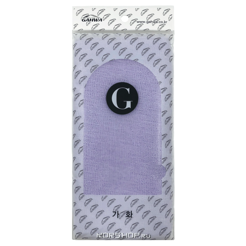 Массажная мочалка в рулоне GS (фиолетовая) Gahwa, Корея Массажная мочалка в рулоне GS (фиолетовая) Gahwa, Корея