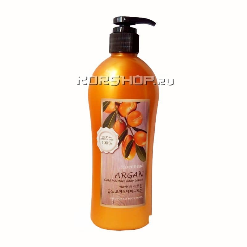 Лосьон для тела с аргановым маслом Ecoennea Argan Gold, Корея 500 г...