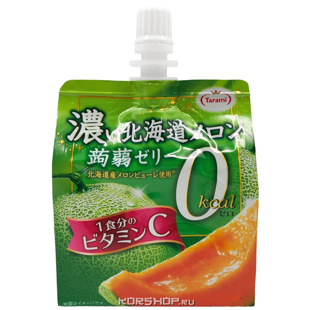 Питьевое желе с конняку со вкусом японской дыни Tarami (0 ккал), Япония, 150 г