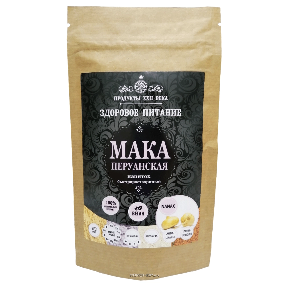 Мака перуанская (быстрорастворимый напиток), 100 г...