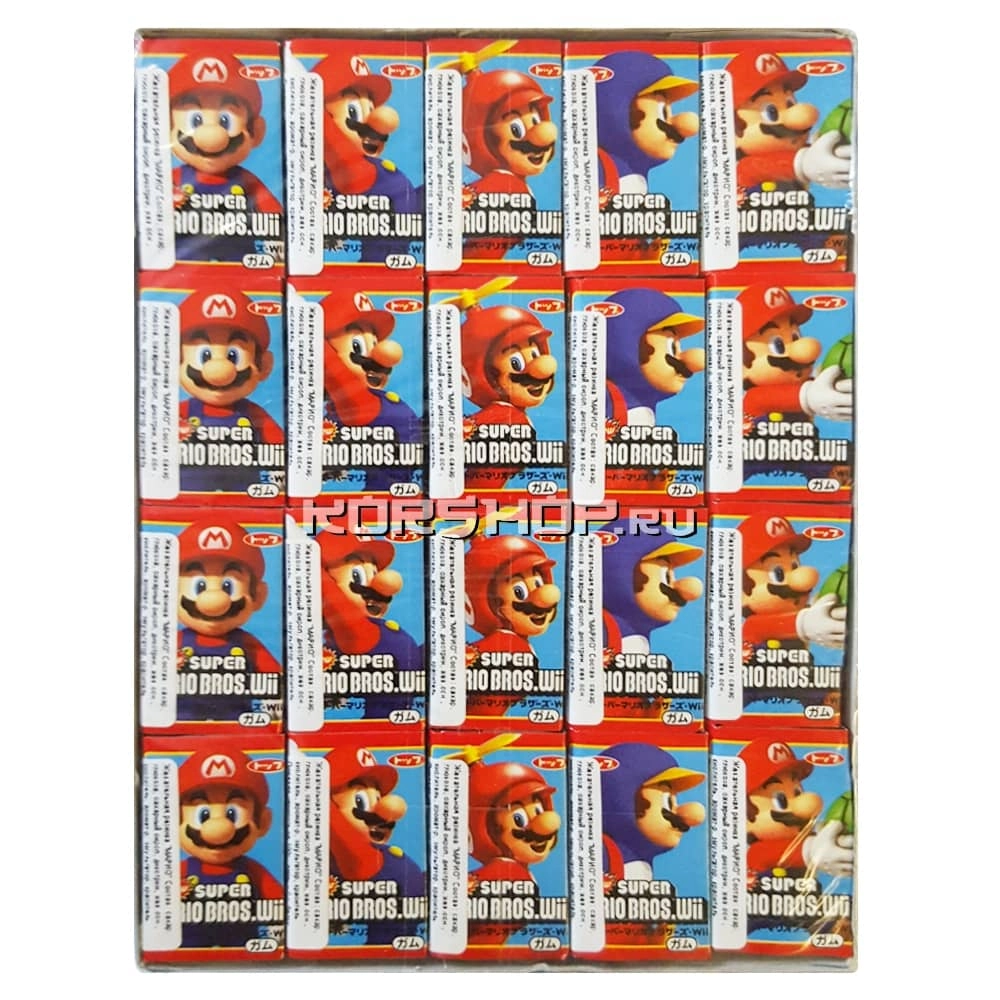 Жевательная резинка Top Seika «Супер Марио», Япония, 5,6 г Жевательная резинка Top Seika «Супер Марио», Япония, 5,6 г