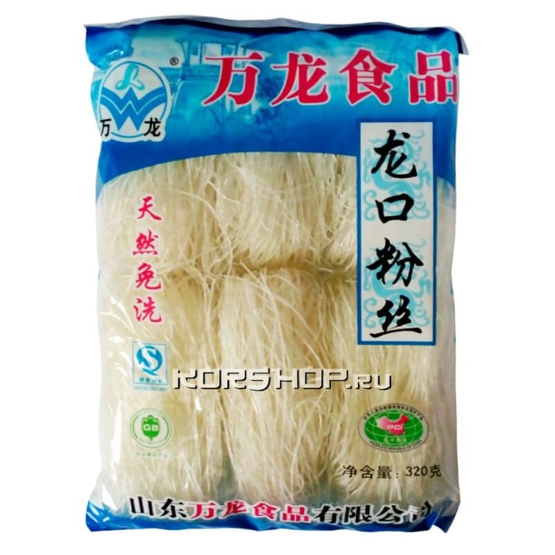 Крахмальная лапша, Китай, 320 г