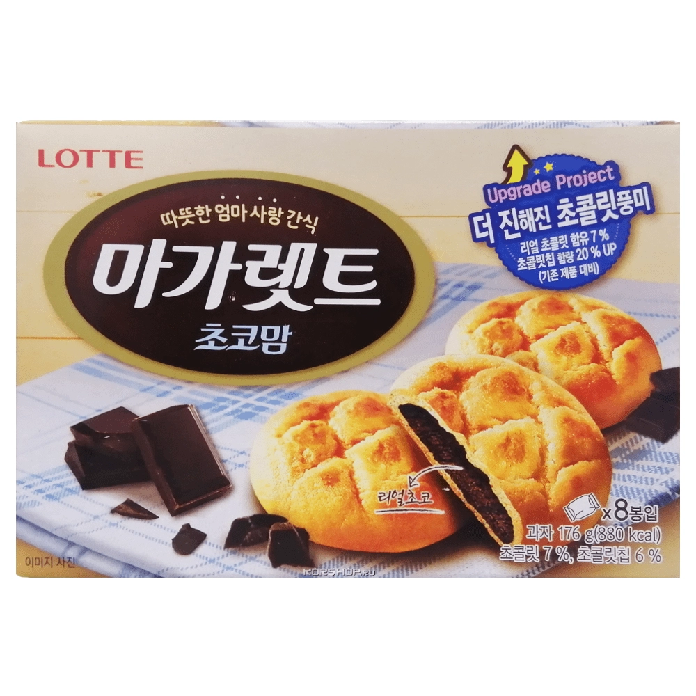 Печенье «Маргарет» с шоколадом Lotte, Корея, 176 г...
