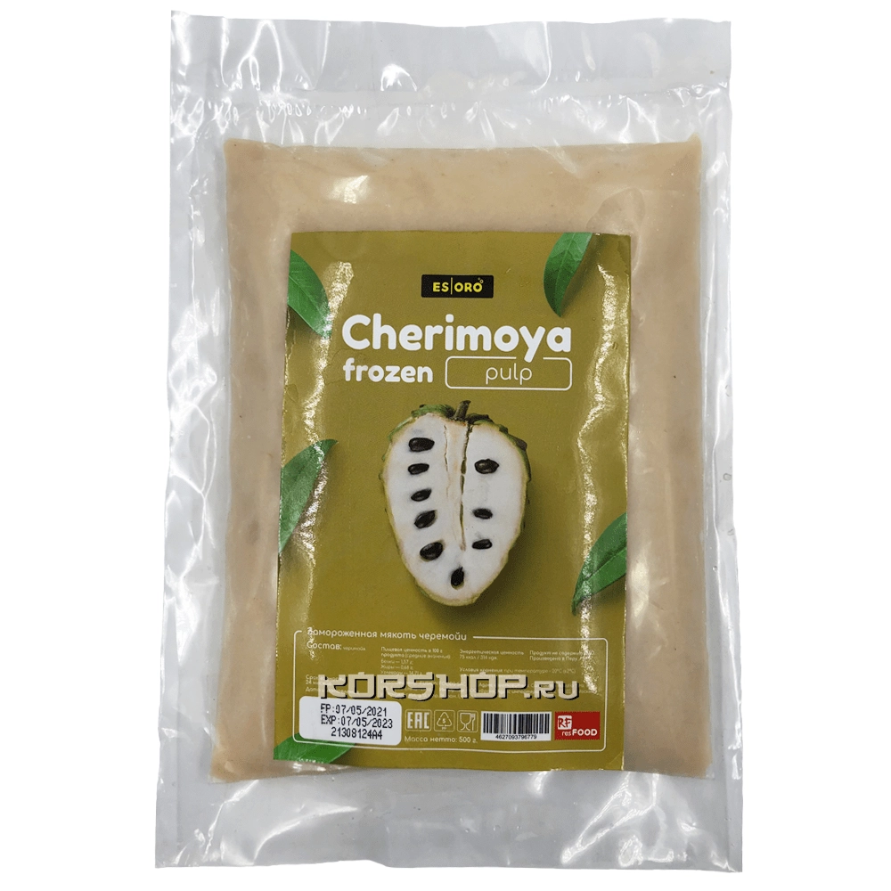 Черимойя замороженная (мякоть) Esoro, Перу, 500 г