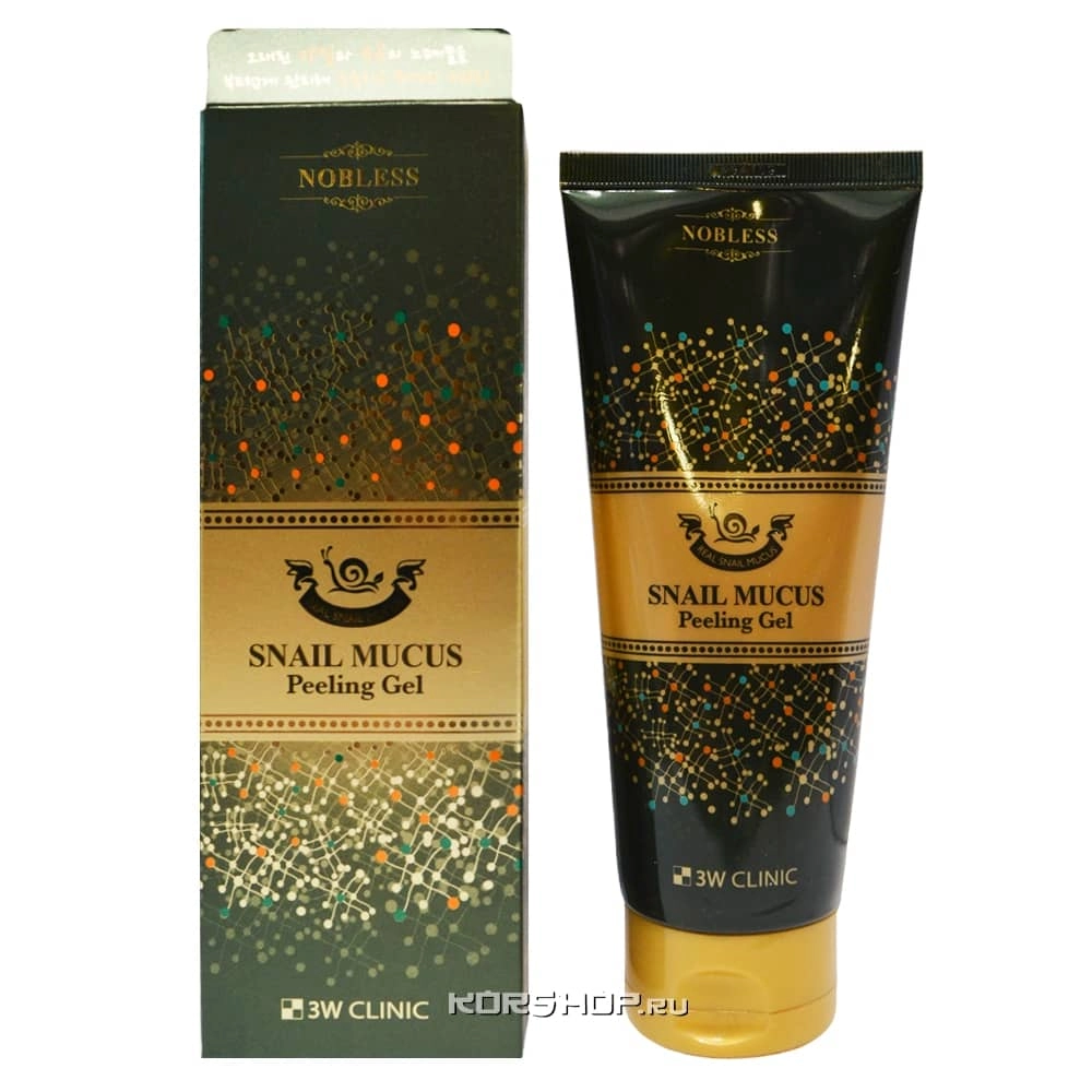 Пилинг для лица с экстрактом слизи улитки 3W Clinic, Корея, 180 мл