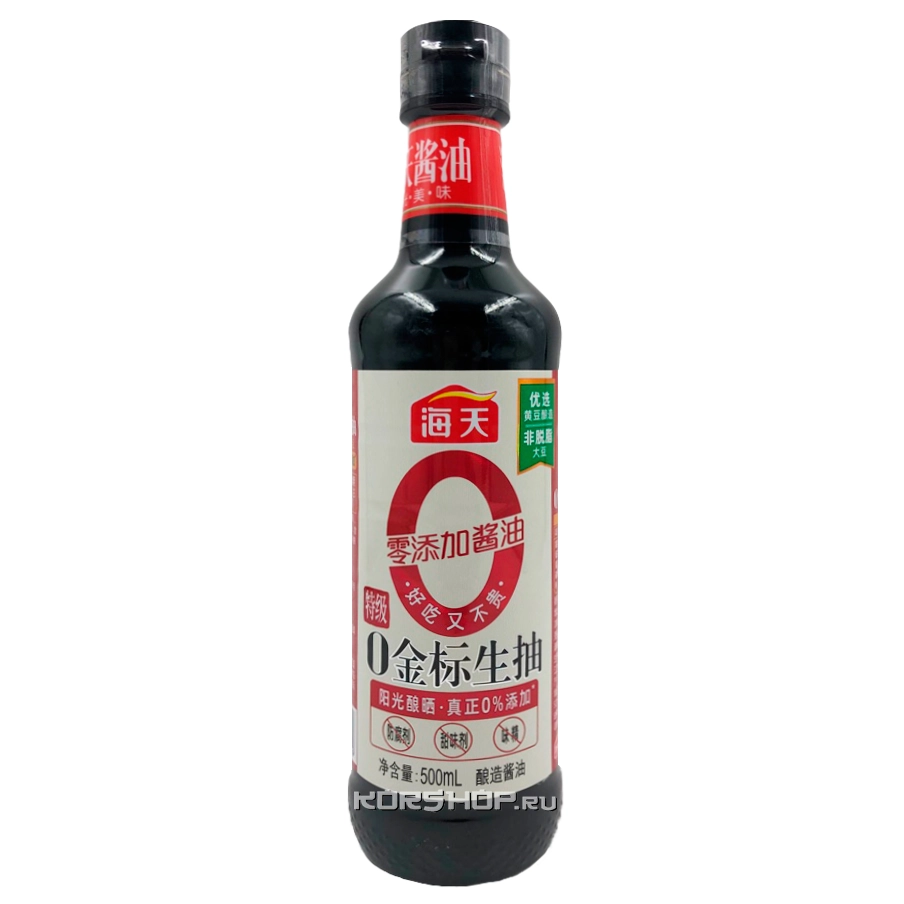 Светлый соевый соус натурального брожения с золотой этикеткой Haday (Haitian), Китай, 500 мл Светлый соевый соус натурального брожения с золотой этикеткой Haday (Haitian), Китай, 500 мл