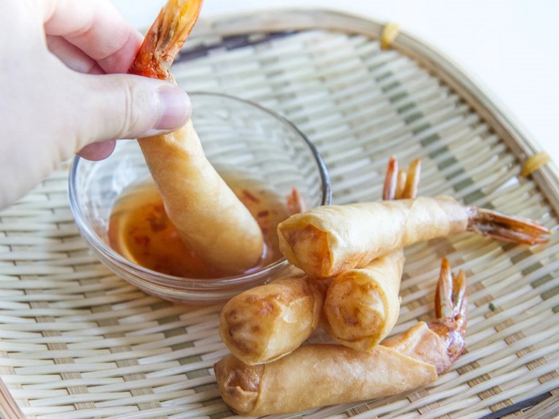 Популярный рецепт вьетнамские спринг-роллы мини с креветками (cha gio cuon tom)