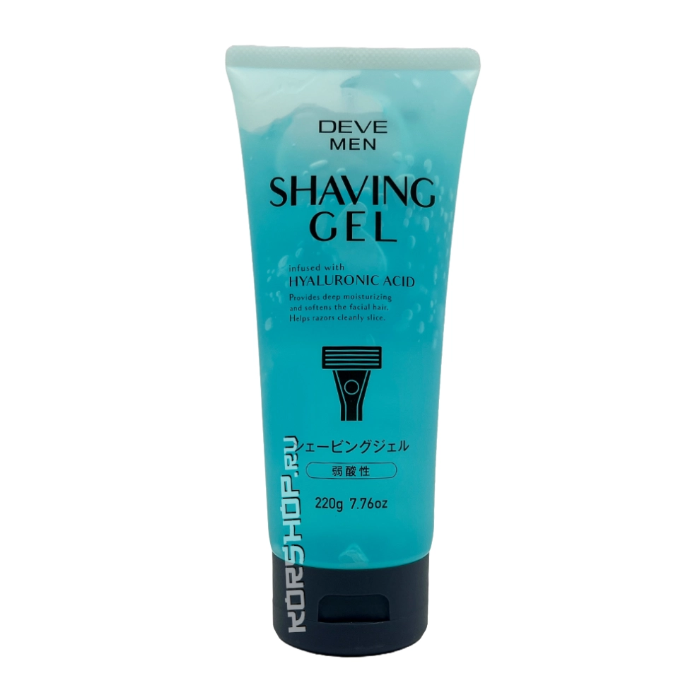 Гель для бритья с гиалуроновой кислотой Kumano Cosme Station, Япония, 220 мл