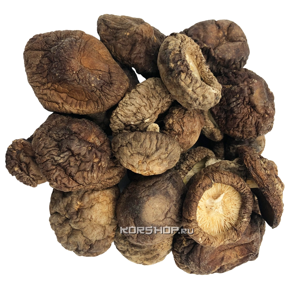 Сушеные грибы шиитаке (средние), 300 г