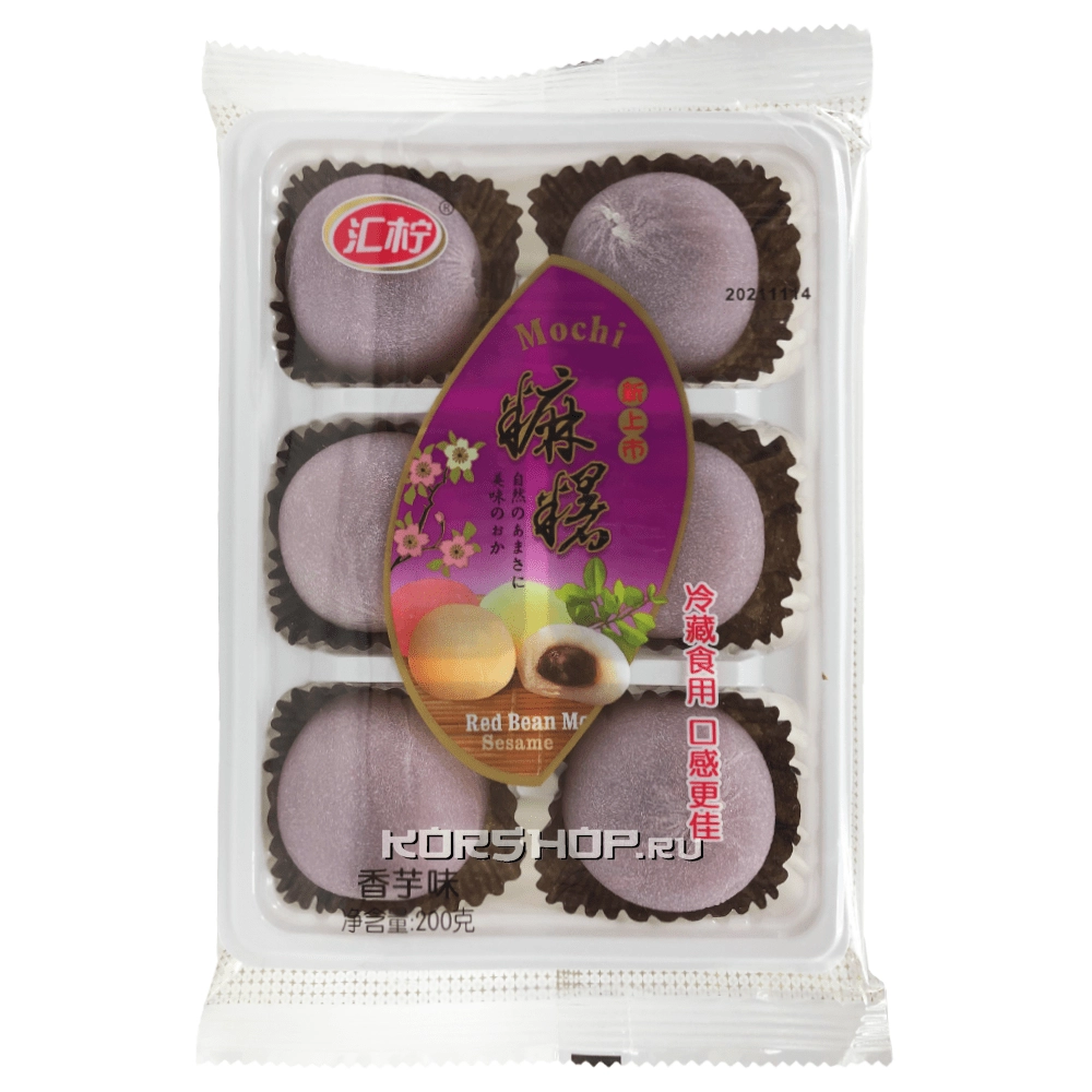 Моти со вкусом таро Huining, Китай, 200 г