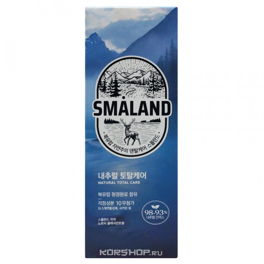 Зубная паста "Классическая мята" Nordic Smaland KeraSys, Корея, 100 г