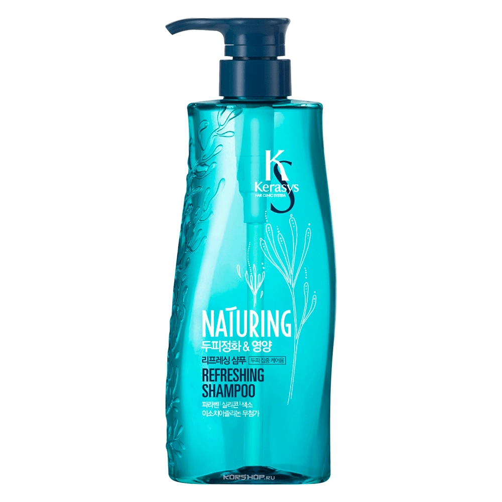 Шампунь для волос НЭЙЧЕРИН УХОД ЗА КОЖЕЙ ГОЛОВЫ с морскими водорослями КераСис Kerasys, Корея 500мл