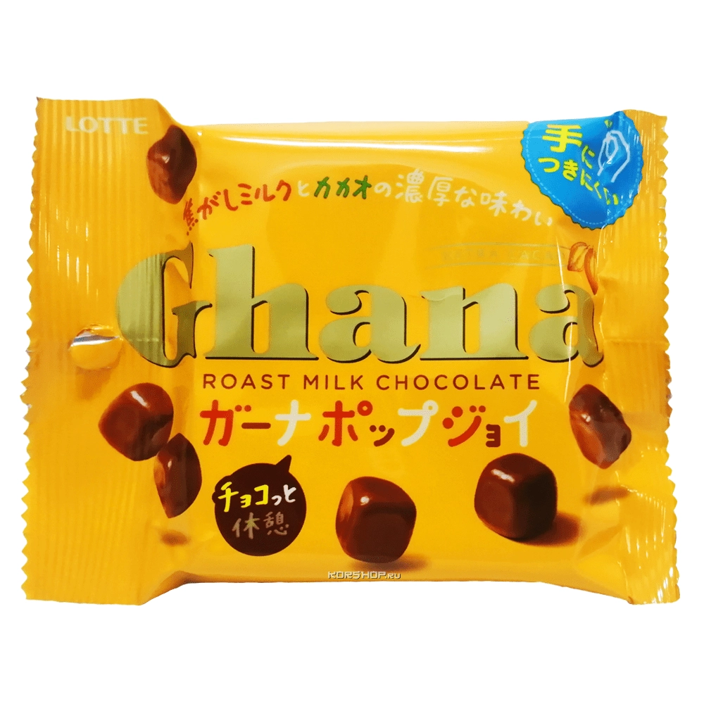 Шоколад Сливки с Молоком Ghana Lotte, Япония, 36 г