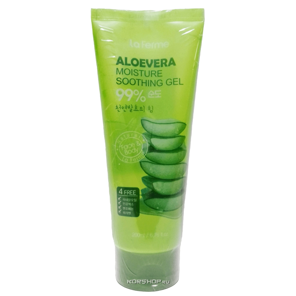 Увлажняющий успокаивающий гель с экстрактом алоэ La Ferme, 200 мл Увлажняющий успокаивающий гель с экстрактом алоэ La Ferme, 200 мл