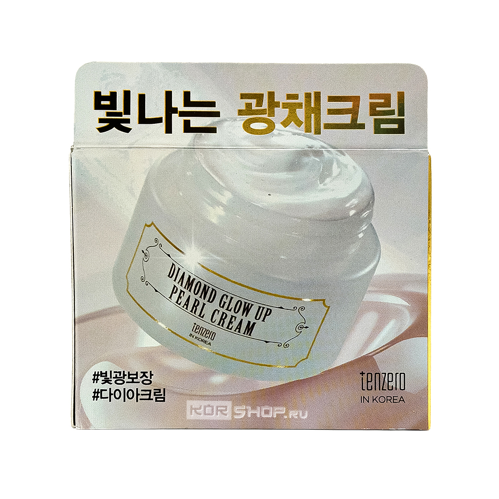 Увлажняющий крем для сияния кожи с алмазной пудрой (Diamond Glow Up Cream) Tenzero, Корея, 80 г