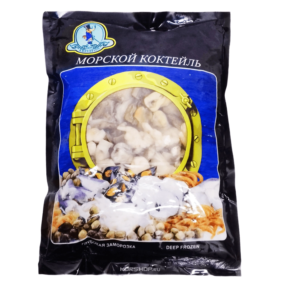 Морской коктейль с\м 8% глазури, Китай, 1 кг