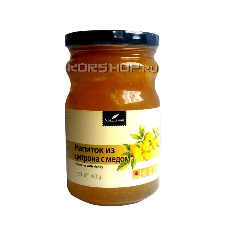 Медовый напиток из цитрона (банка) Nokchawon, Корея 480 г Медовый напиток из цитрона (банка) Nokchawon, Корея 480 г