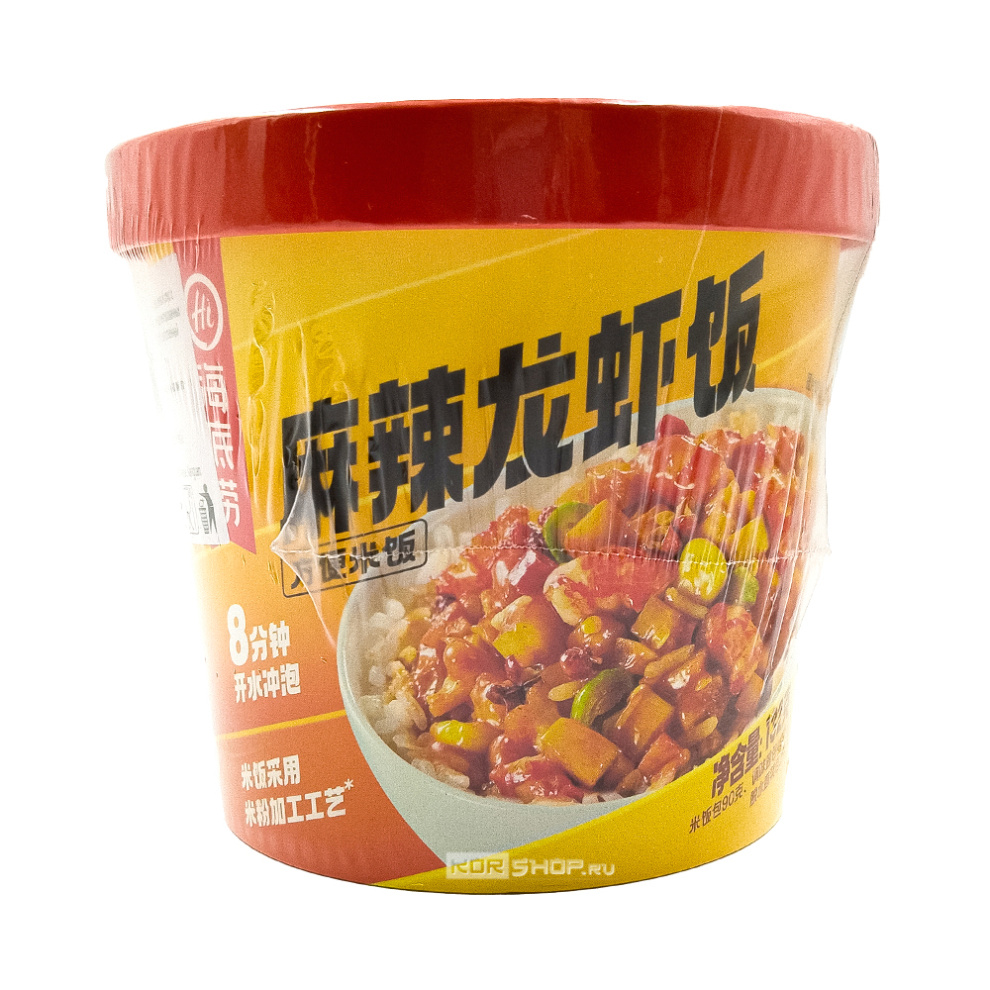 Рис б/п со вкусом острых креветок Haidilao, Китай, 132 г Рис б/п со вкусом острых креветок Haidilao, Китай, 132 г