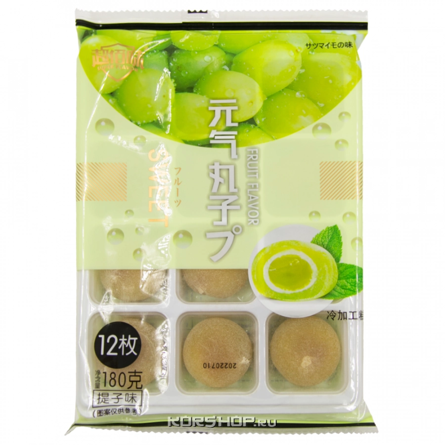 Моти со вкусом винограда Chaobaiwei, Китай, 180 г Моти со вкусом винограда Chaobaiwei, Китай, 180 г